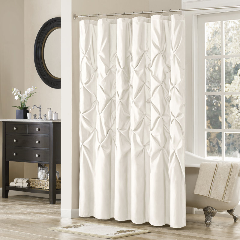 House of Hampton® Dangirutis Tufted SemiSheer Shower Curtain & Reviews